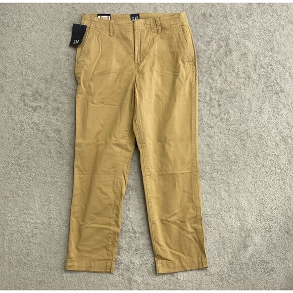 Gap Women's 8 Slim Ankle Pants Tan Chino 26.5 " Inseam M0699 - Picture 5 of 10